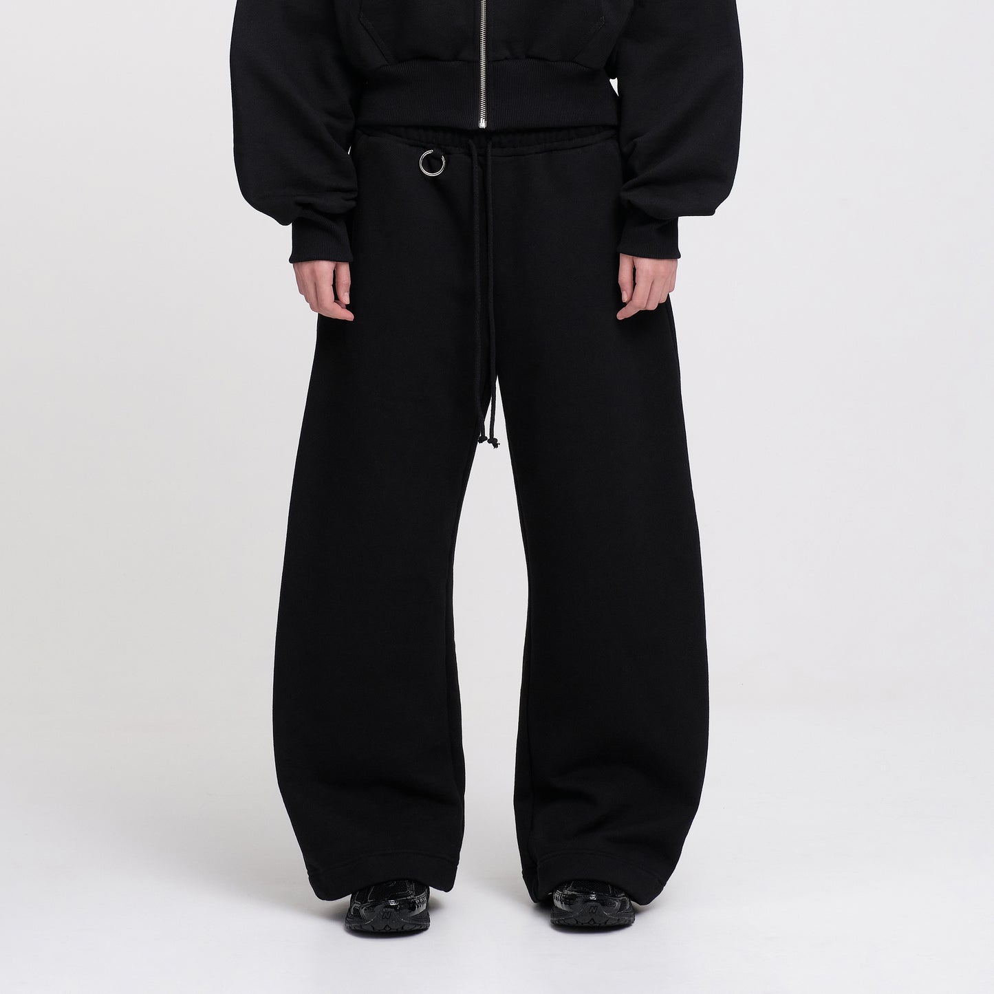 Ultra Heavyweight Barrel Sweatpants (Black)