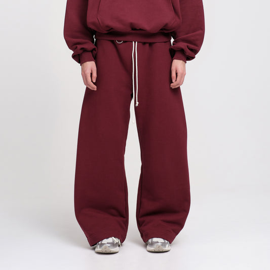 Ultra Heavyweight Barrel Sweatpants (Dark Cherry)