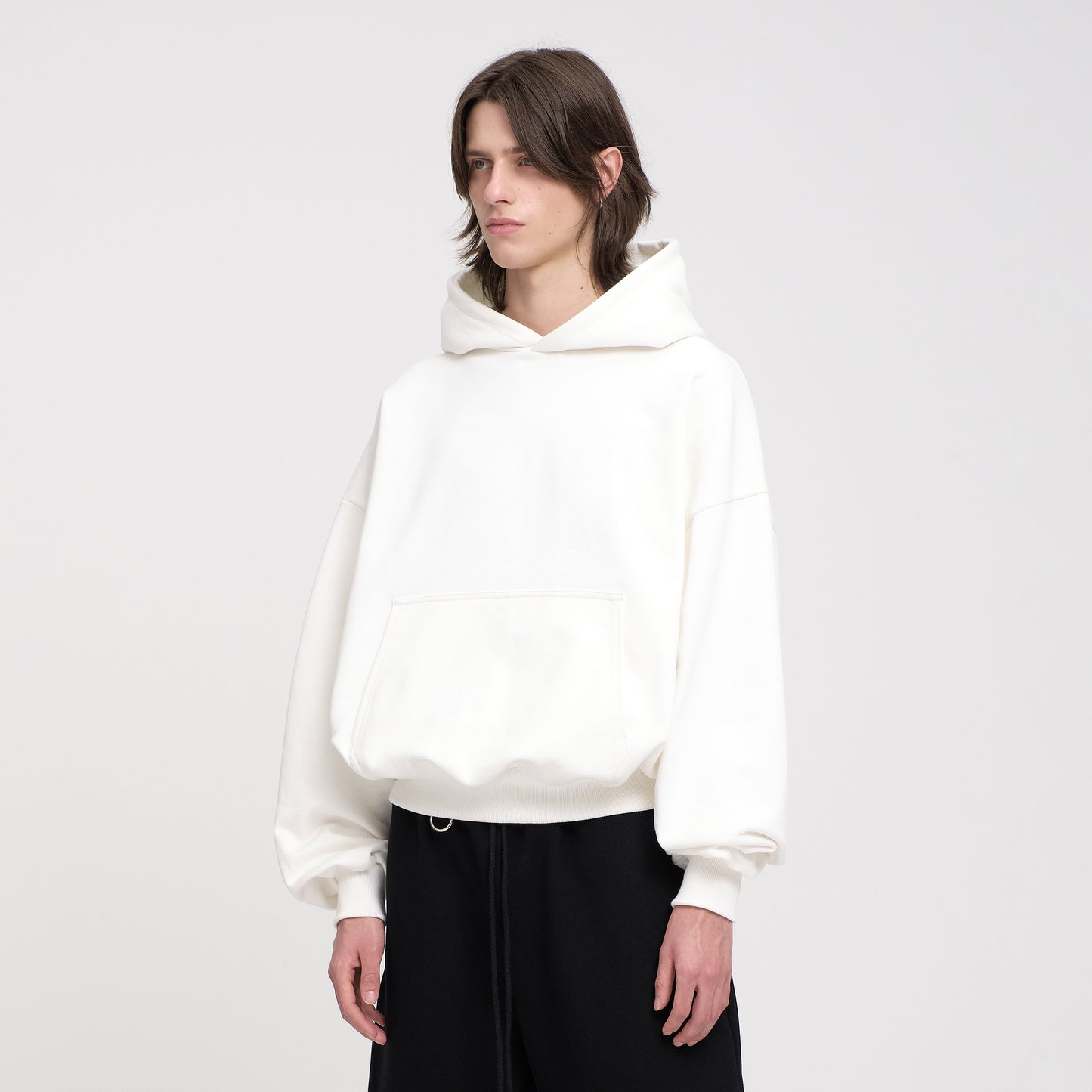 Boxy Ultra Heavyweight Hoodie (Off-white)