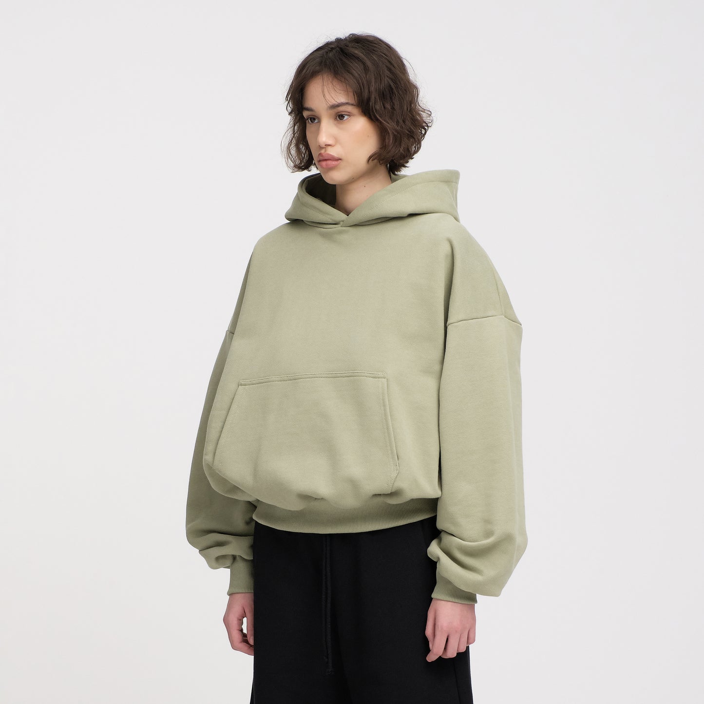 Boxy Ultra Heavyweight Hoodie (Pistachio)