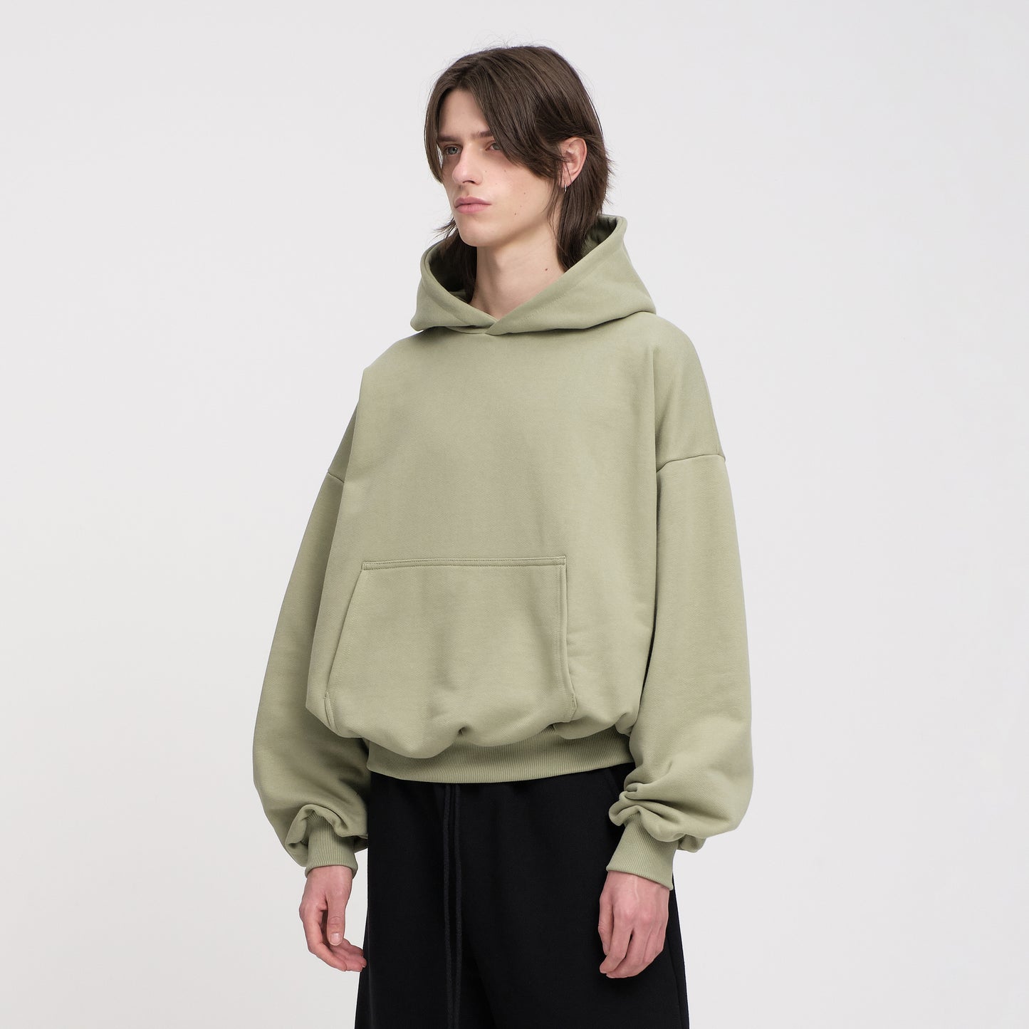 Boxy Ultra Heavyweight Hoodie (Pistachio)