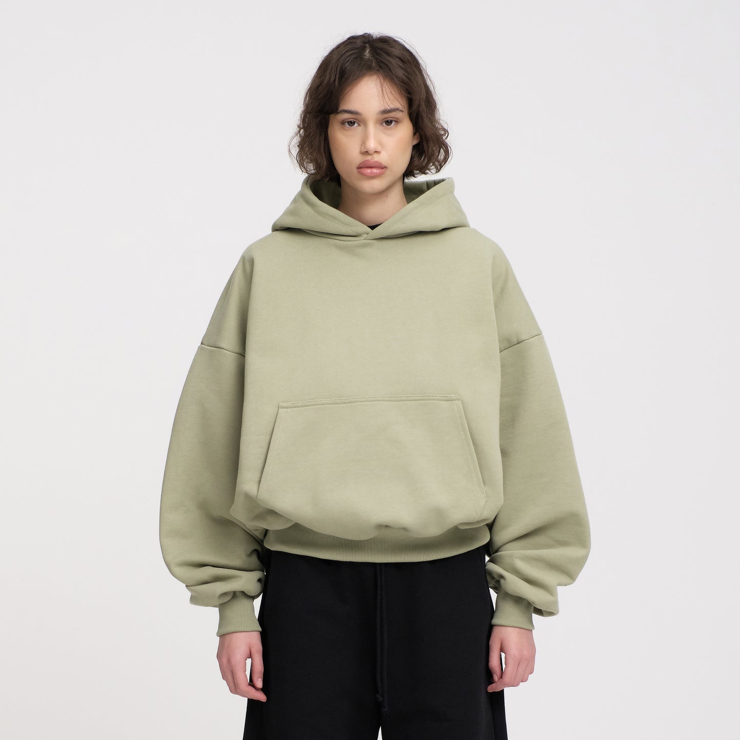 Boxy Ultra Heavyweight Hoodie (Pistachio)