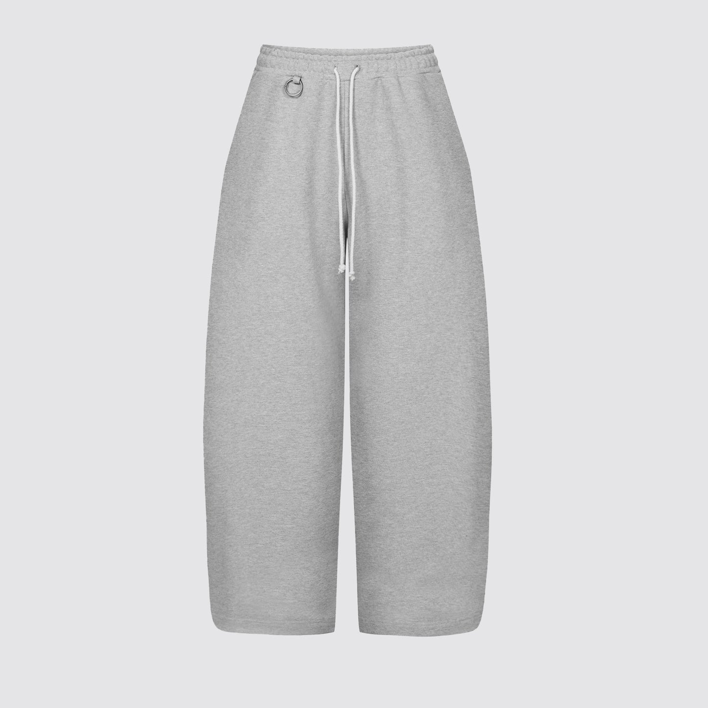 Flowy Barrel Sweatpants (Grey)