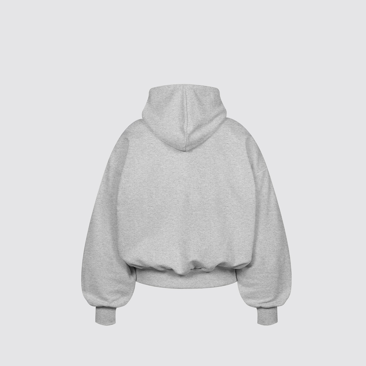Boxy Flowy Hoodie (Grey)