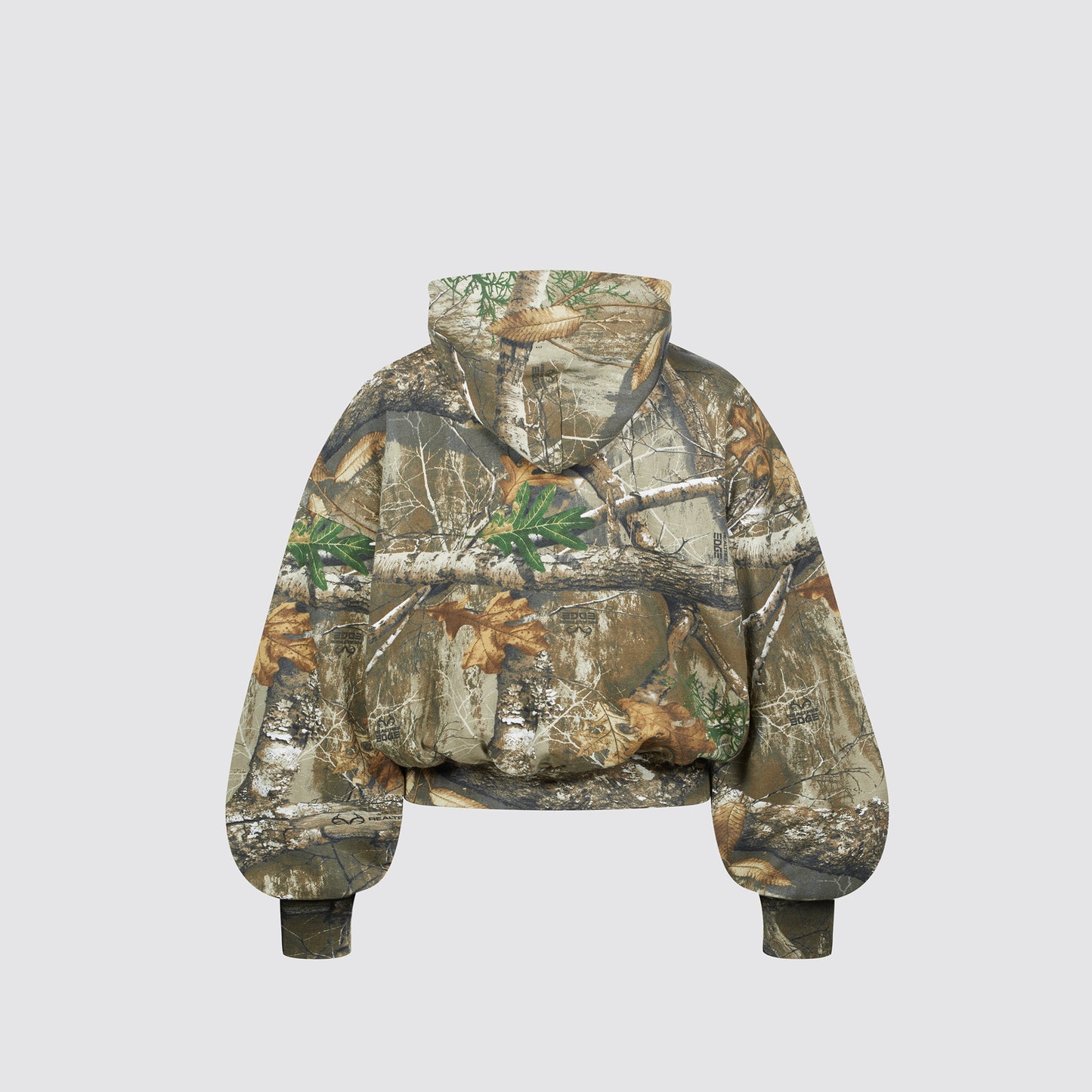 Realtree Double Zip Boxy Hoodie