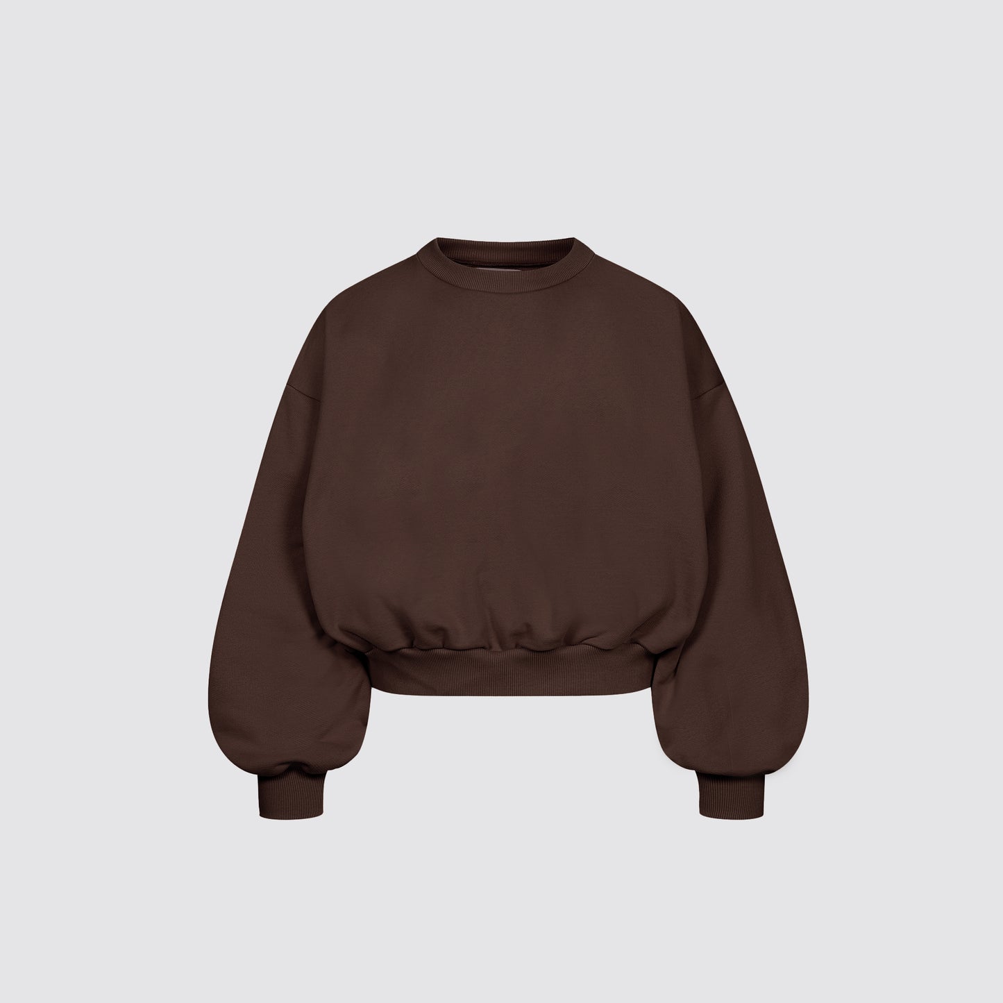 Boxy Crewneck (Mocha)
