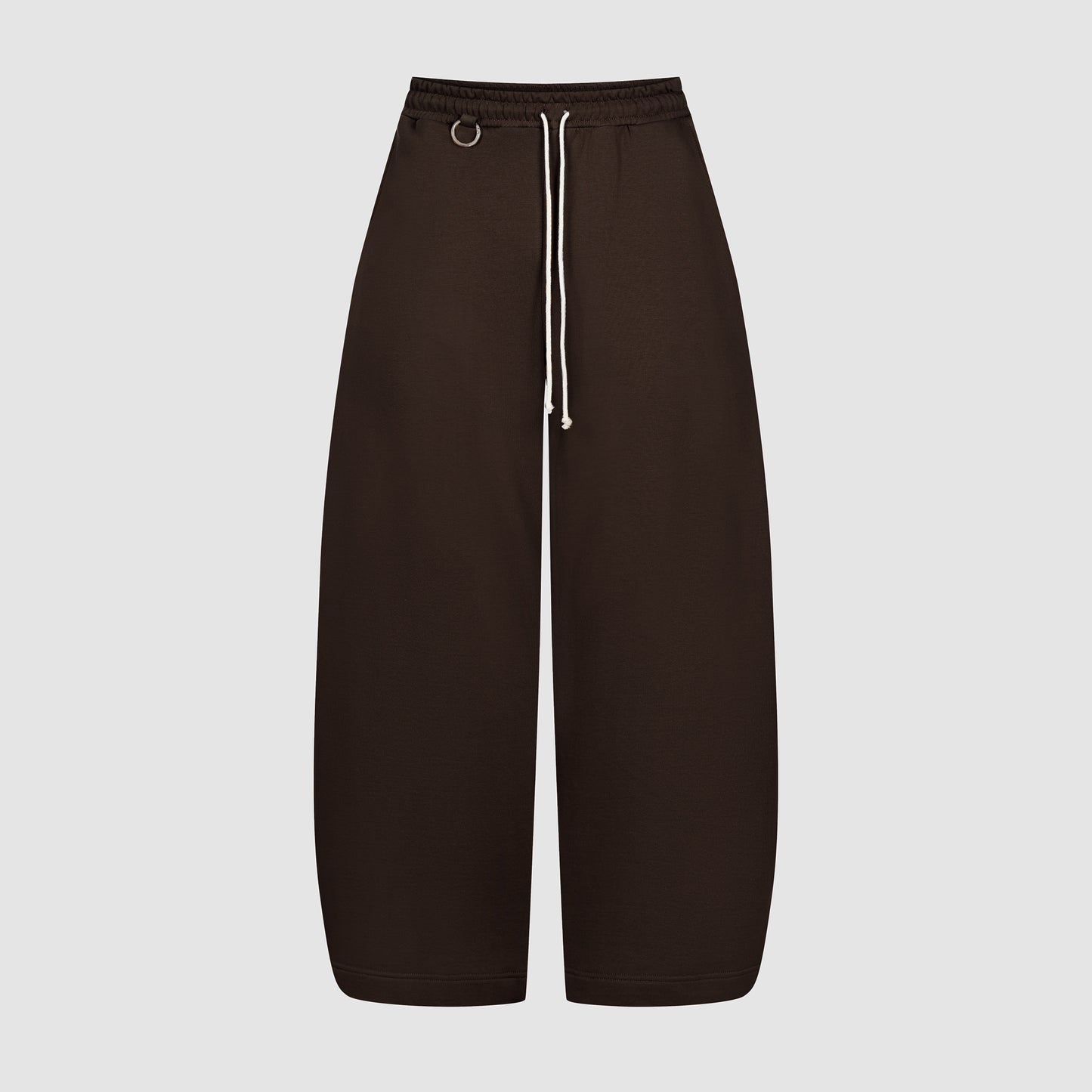Flowy Barrel Sweatpants (Dark Chocolate)