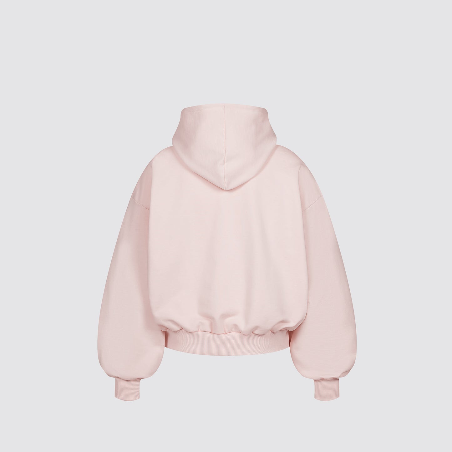 Boxy Flowy Hoodie (Pastel Pink)