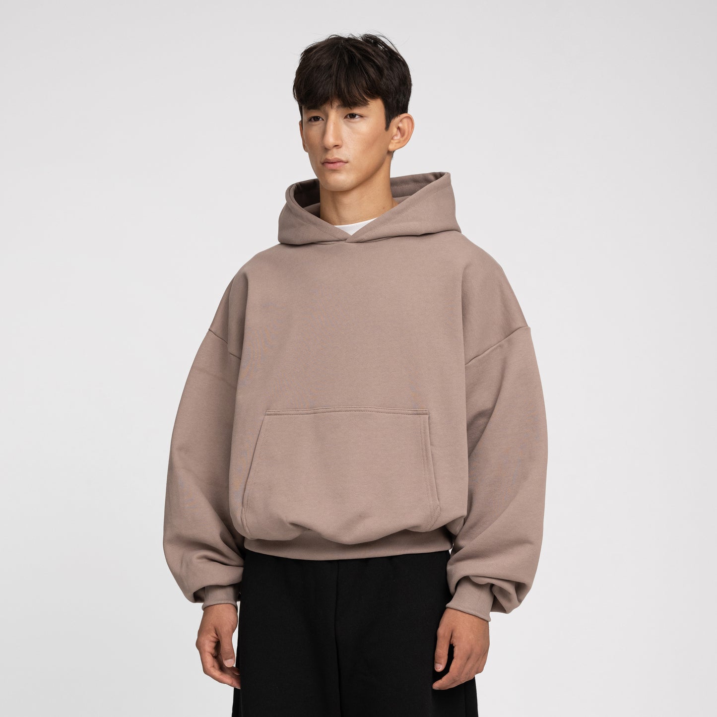 Boxy Ultra Heavyweight Hoodie (Hazelnut)