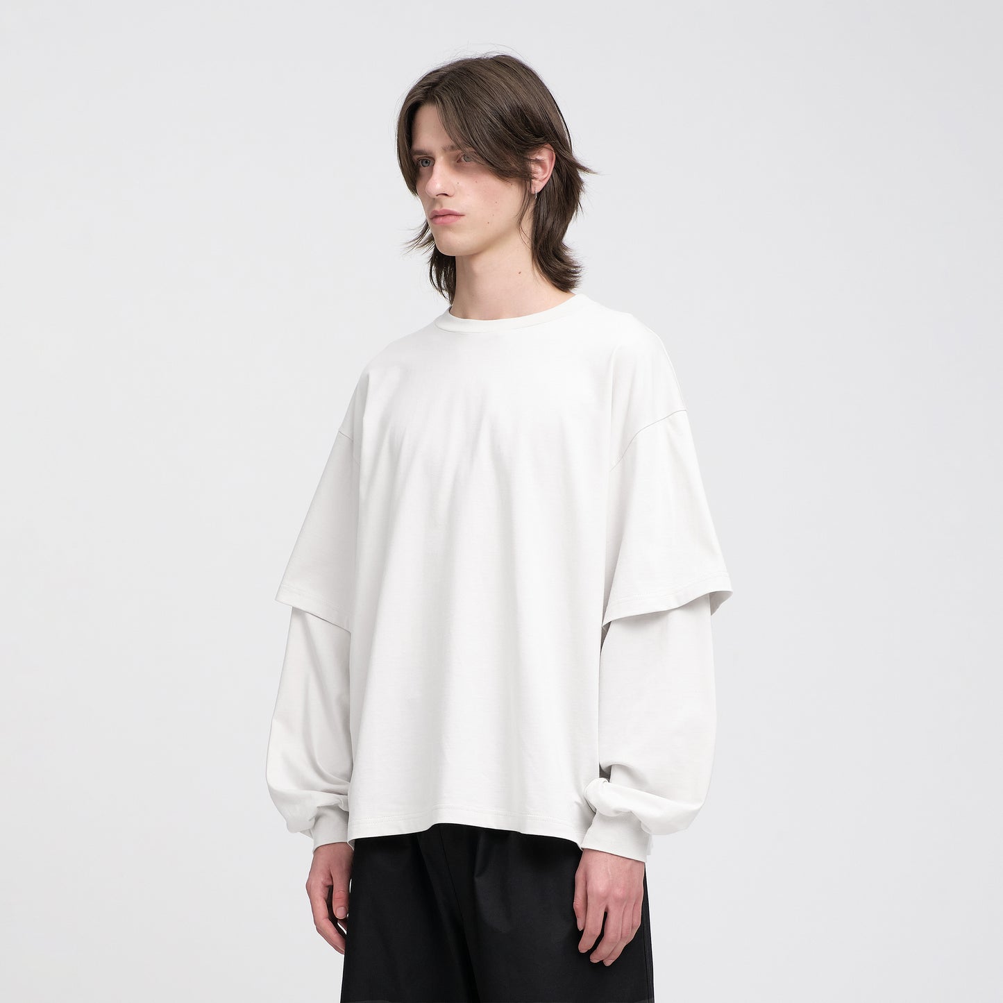 Capsule Layered Longsleeve (White)