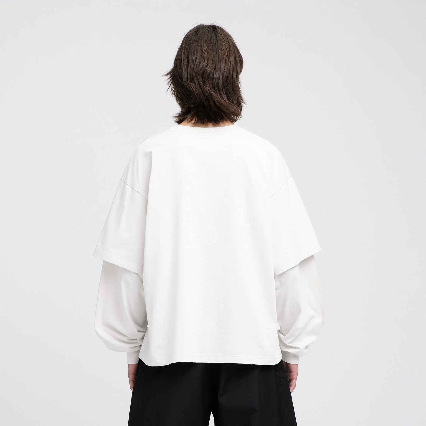 Capsule Layered Longsleeve (White)