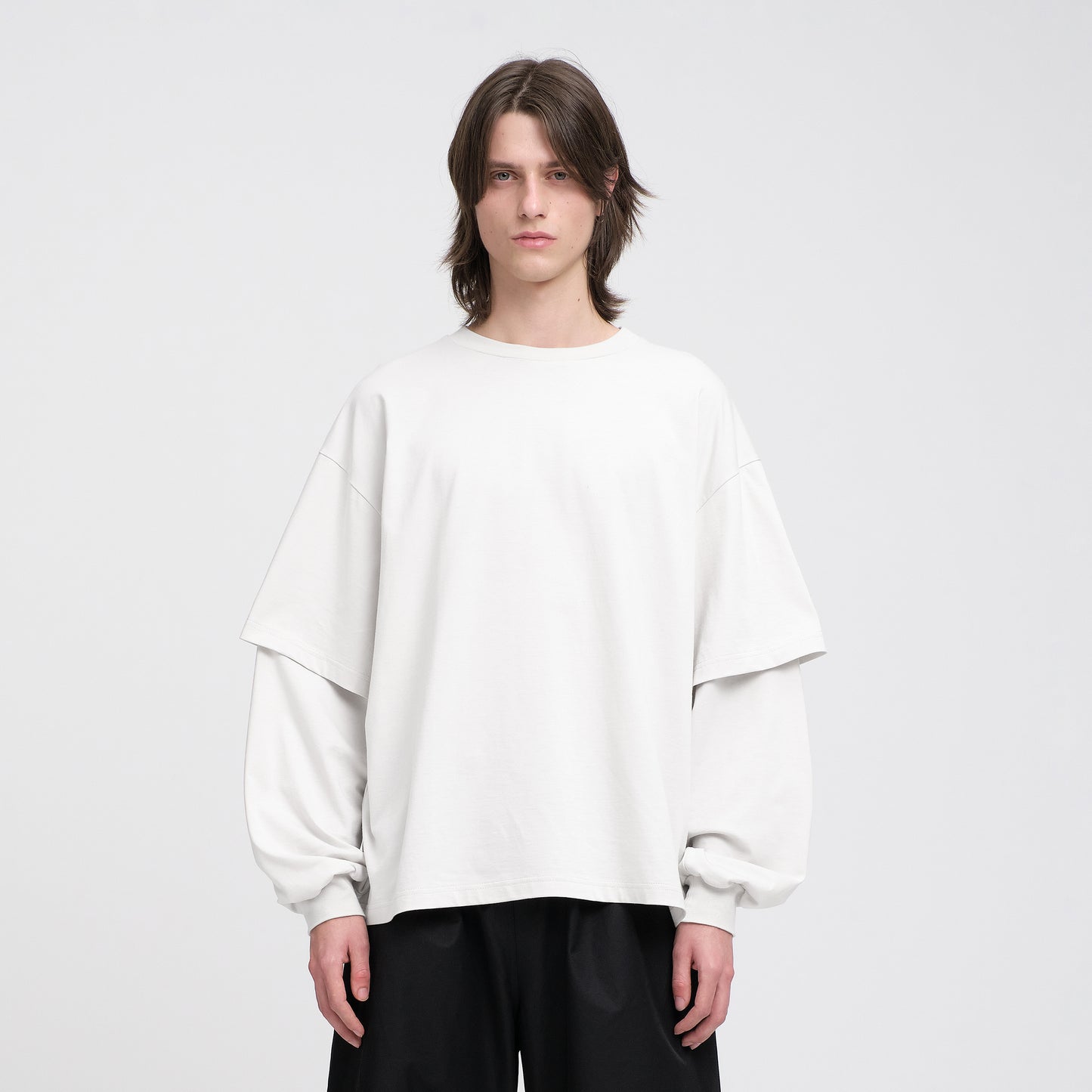 Capsule Layered Longsleeve (White)