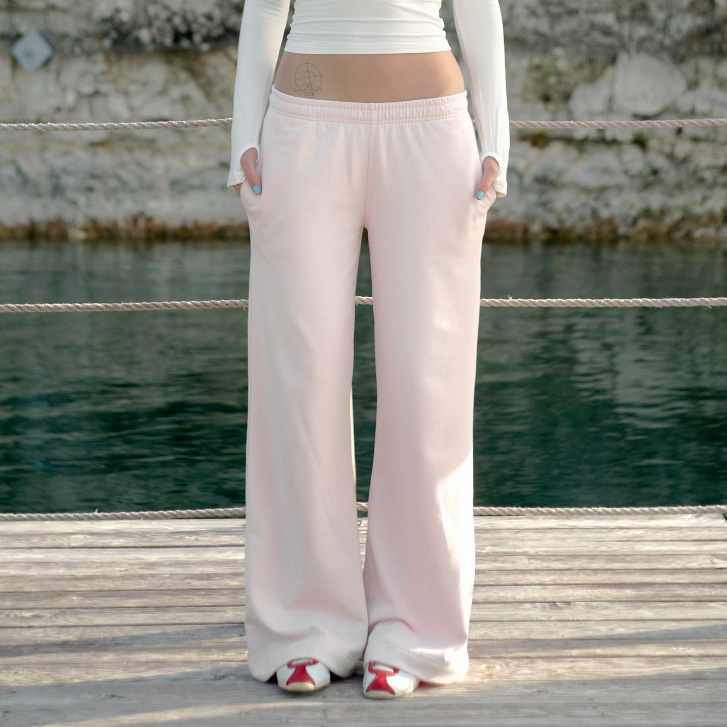 Baby Bell Sweatpants (Pastel Pink)