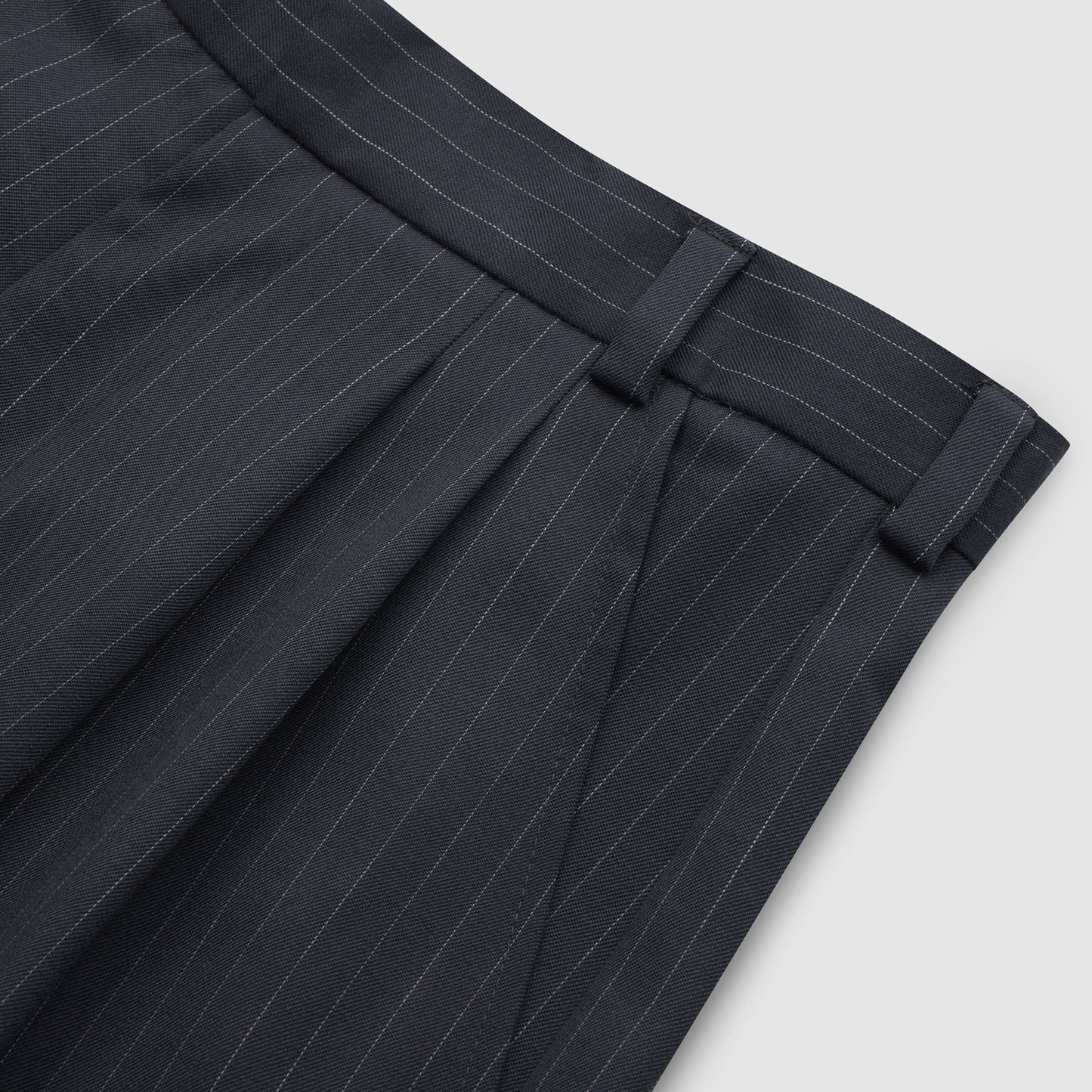 Pinstripe Office Trousers (Graphite)
