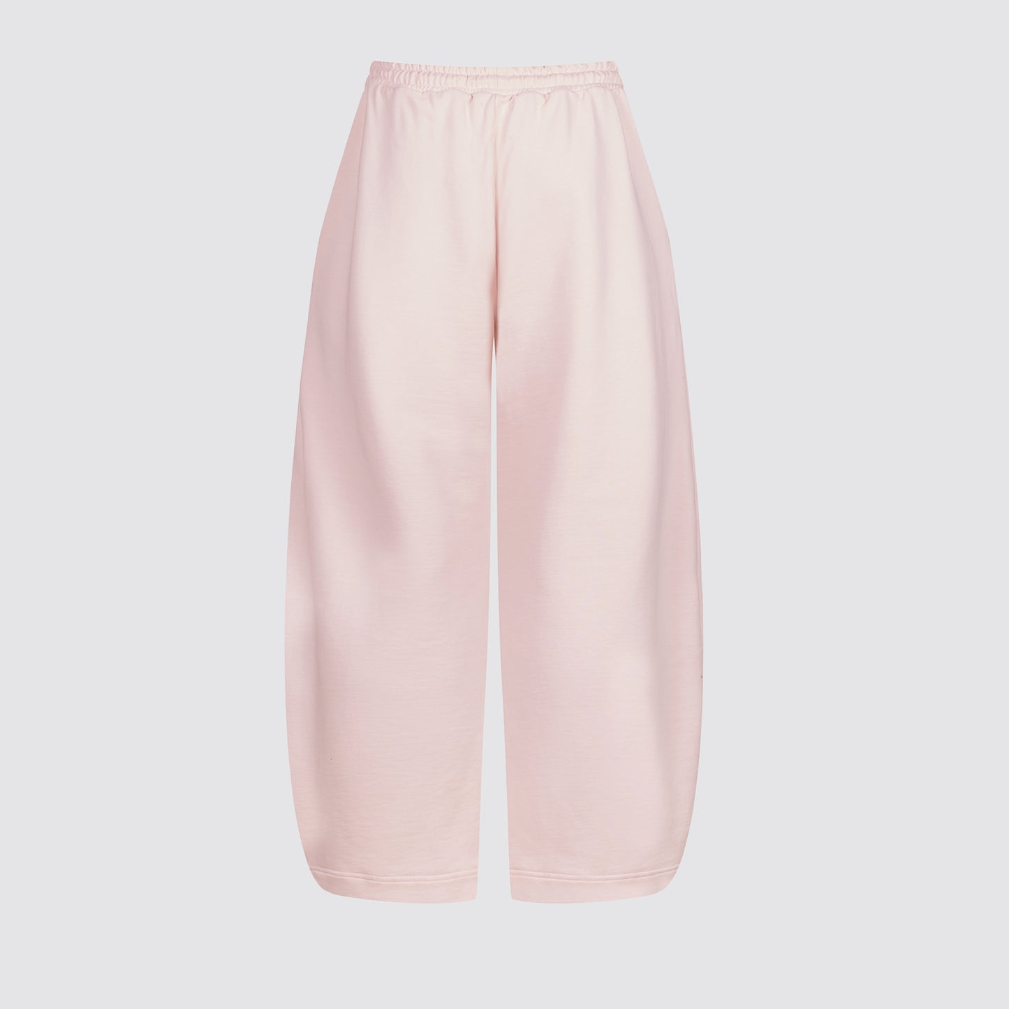 Flowy Barrel Sweatpants (Pastel Pink)