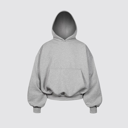 Boxy Ultra Heavyweight Hoodie (Grey)