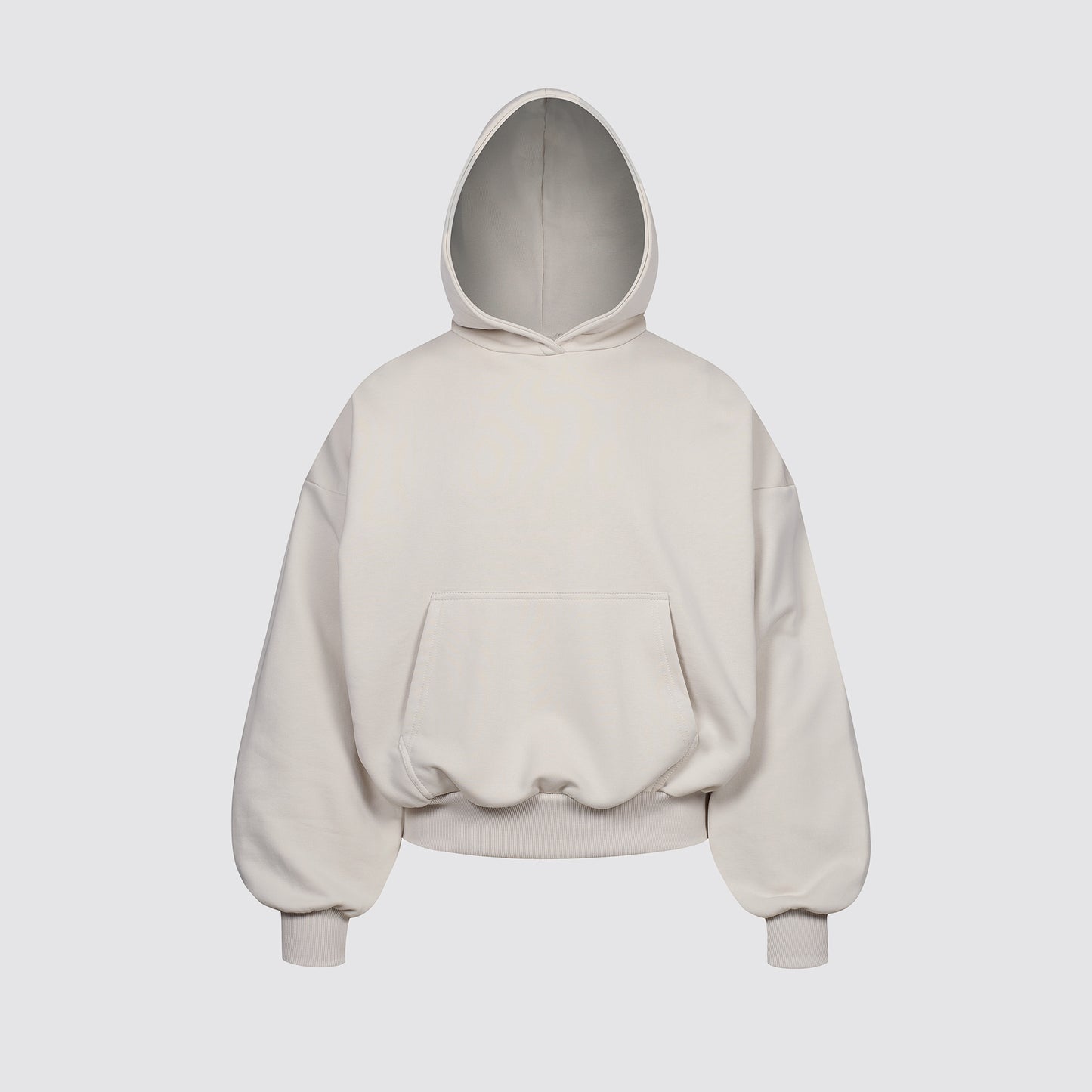 Boxy Flowy Hoodie (Ivory)