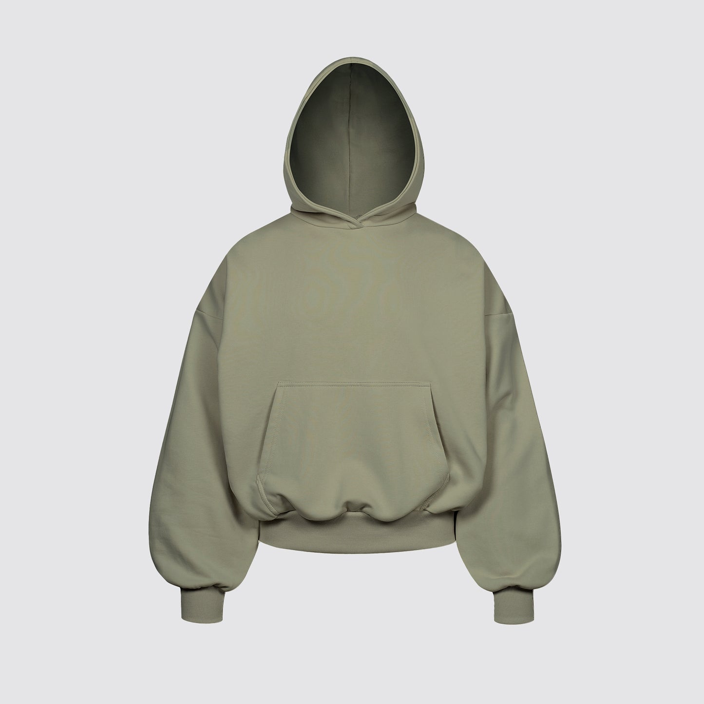 Boxy Flowy Hoodie v2 (Olive)