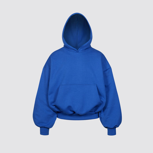 Boxy Ultra Heavyweight Hoodie (Cobalt Blue)