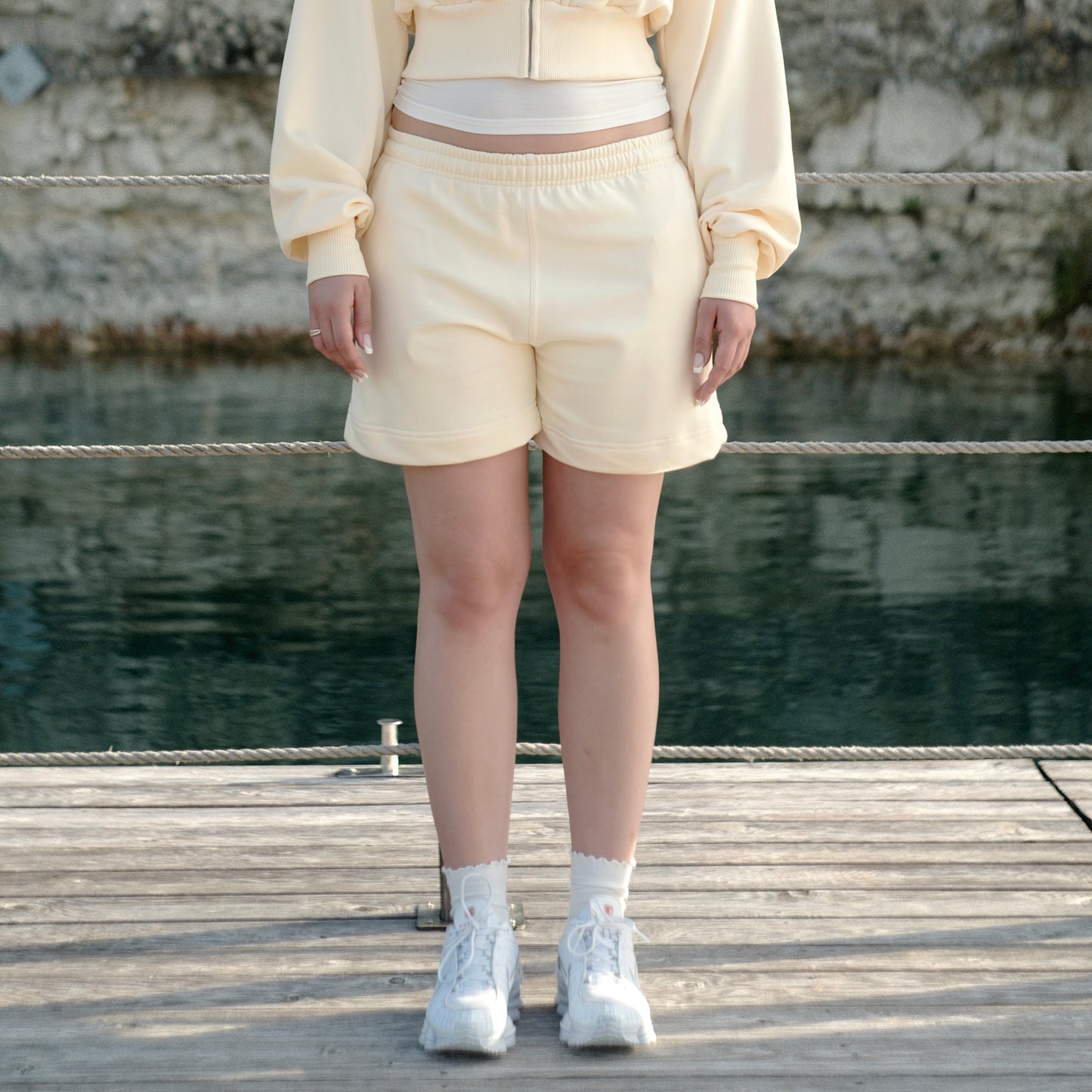 Baby Micro Shorts (Butter Yellow)