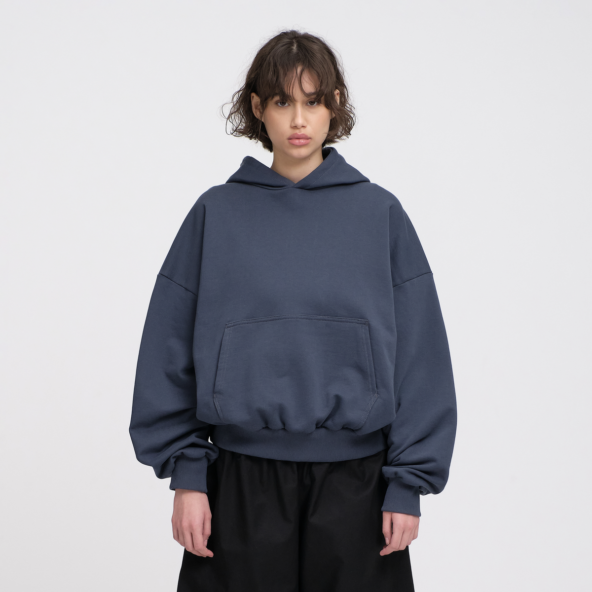 Boxy Flowy Hoodie (Night)