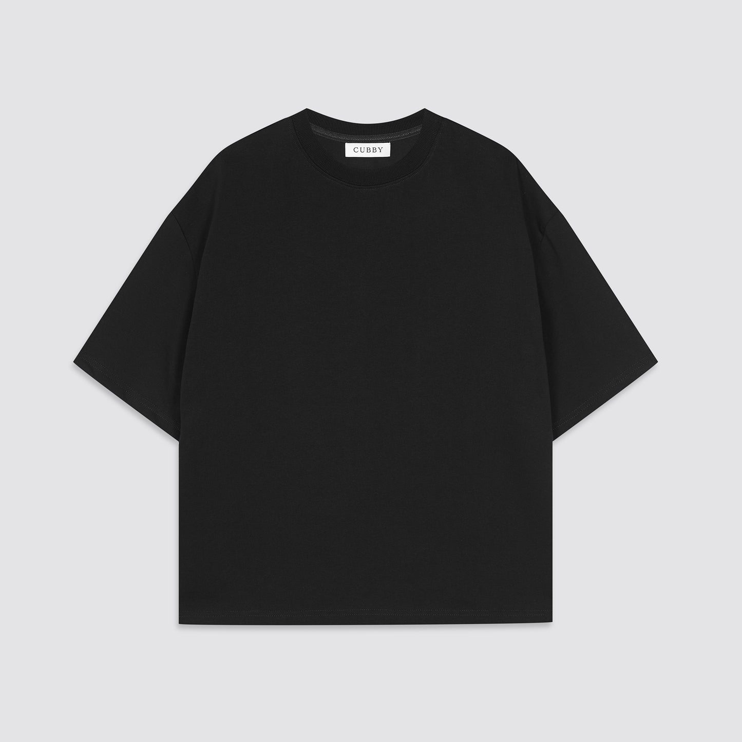 Boxy Heavyweight T-shirt (Black)