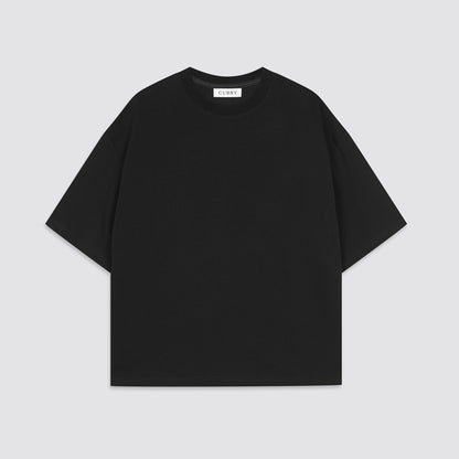 Boxy Heavyweight T-shirt (Black)