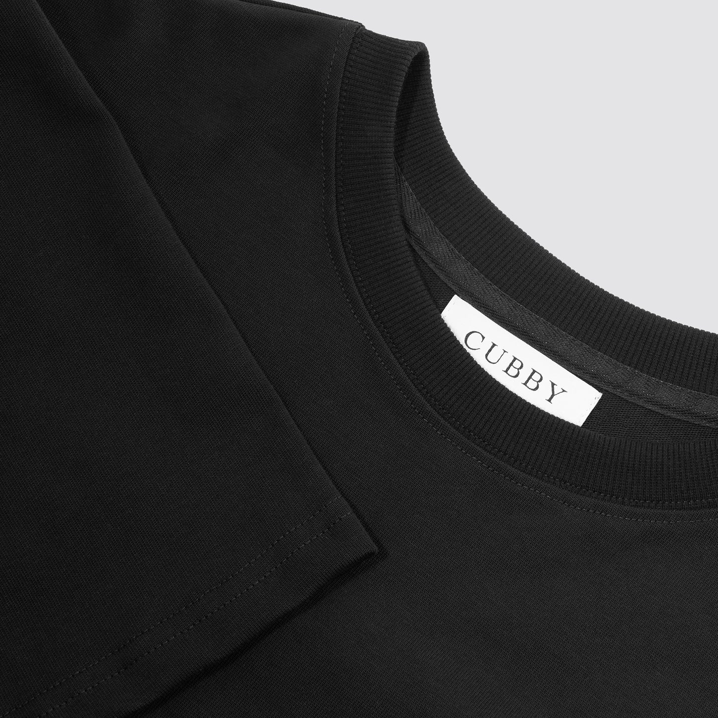 Boxy Heavyweight T-shirt (Black)