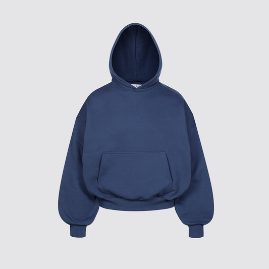 Boxy Ultra Heavyweight Hoodie (Navy)