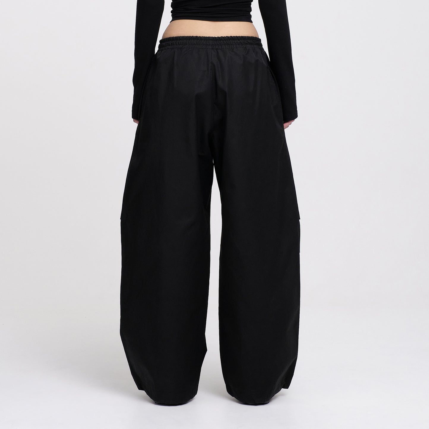 Nylon Shell Pants (Black)