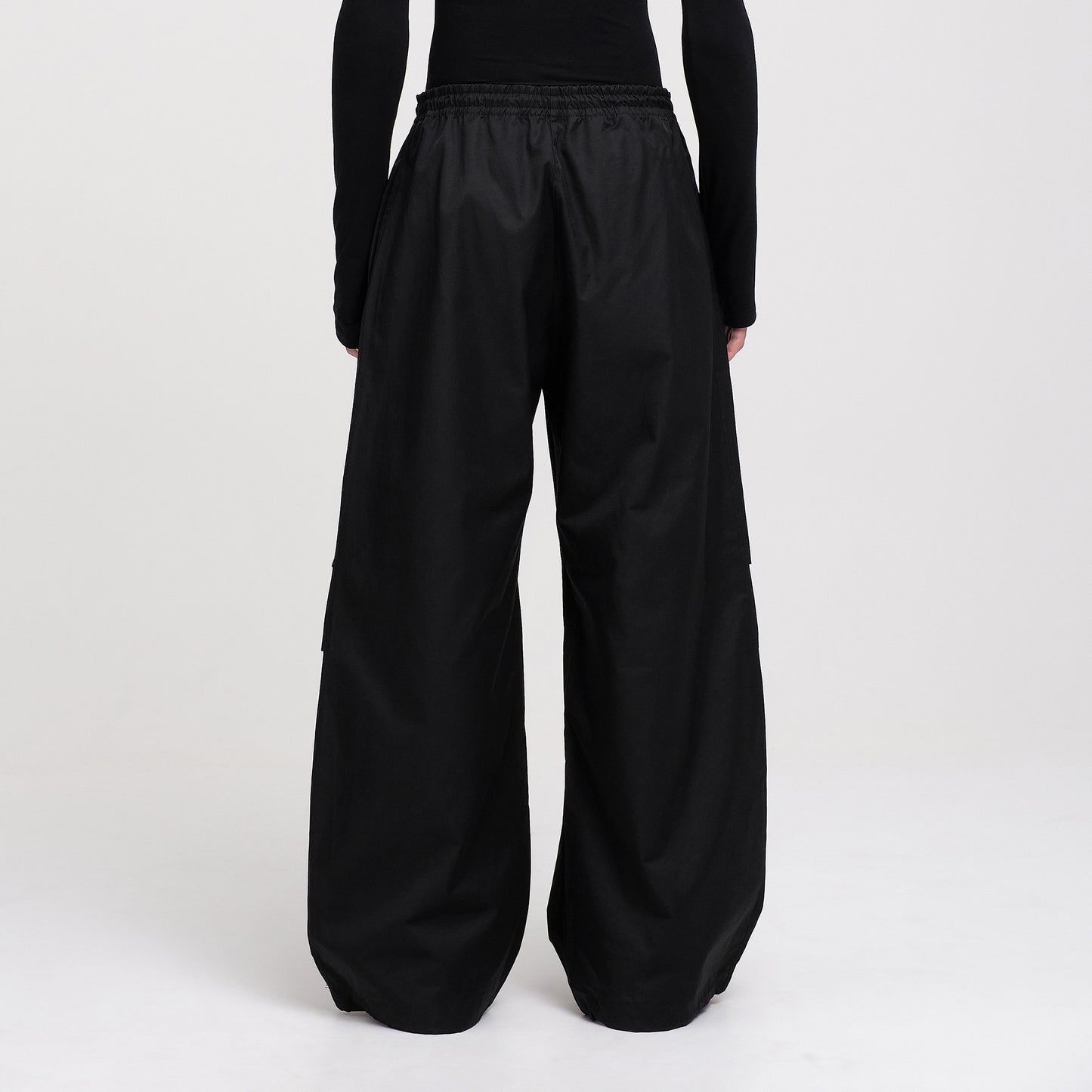 Nylon Shell Pants (Black)