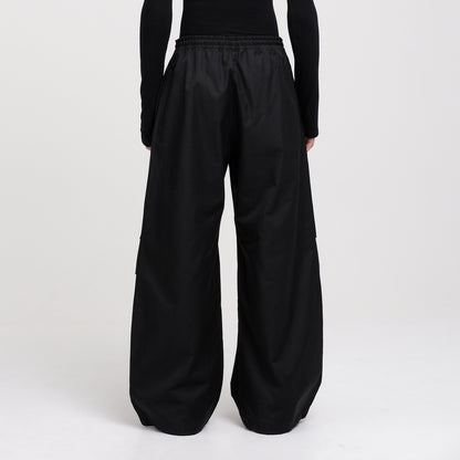 Nylon Shell Pants (Black)