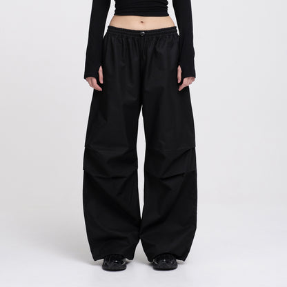 Nylon Shell Pants (Black)