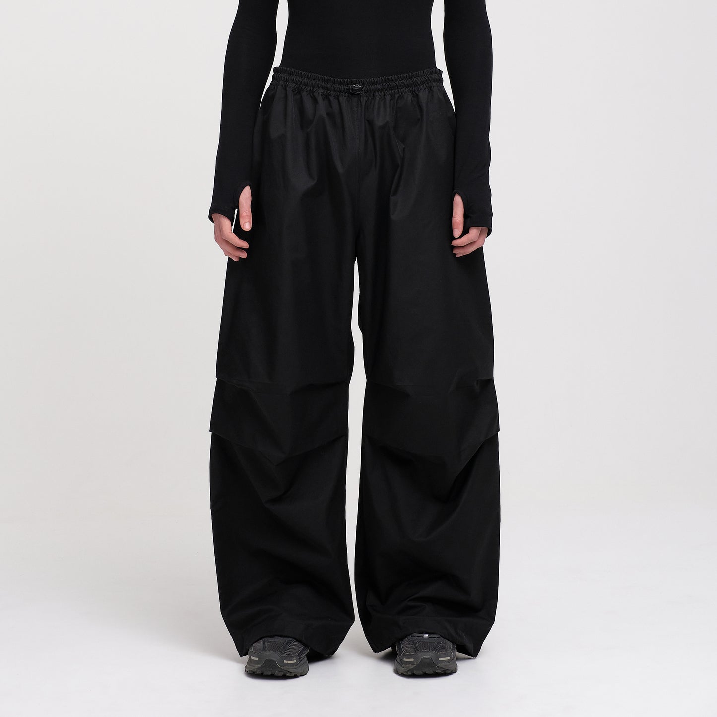 Nylon Shell Pants (Black)