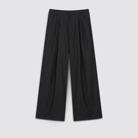 Pinstripe Office Trousers