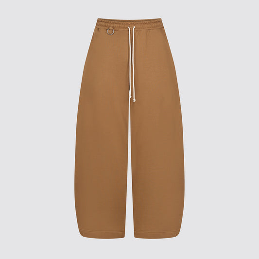Flowy Barrel Sweatpants (Redwood)
