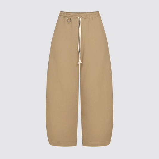 Flowy Barrel Sweatpants (Oak)