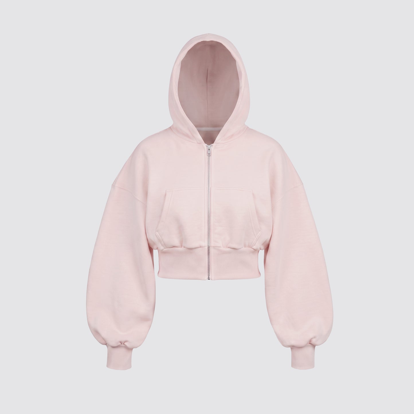 Baby Zip Hoodie (Pastel Pink)