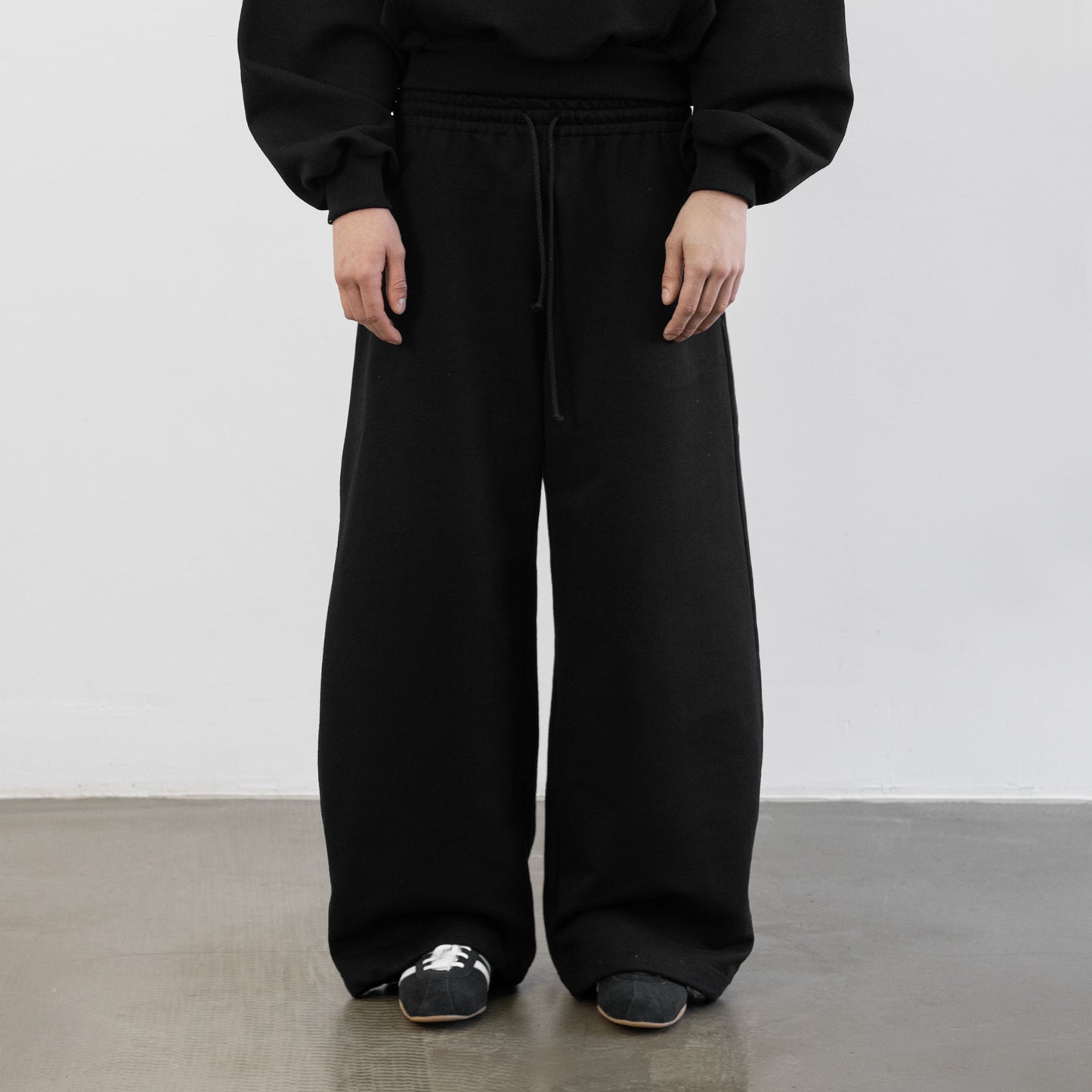 Balloon Fleece Sweatpants (Black)