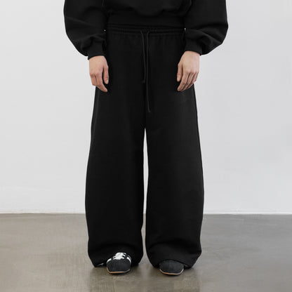 Balloon Fleece Sweatpants (Black)