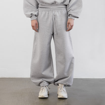 Balloon Fleece Sweatpants (Grey)