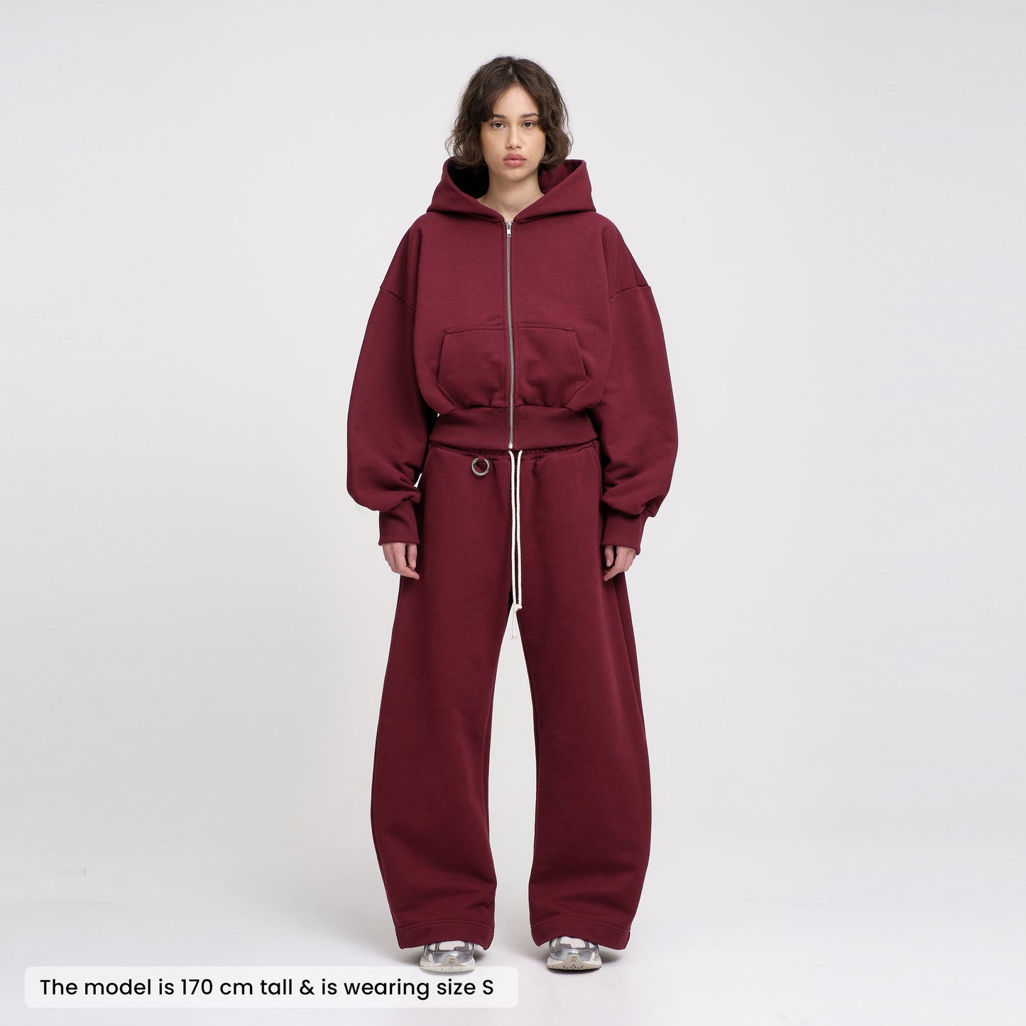 Ultra Heavyweight Barrel Sweatpants (Dark Cherry)