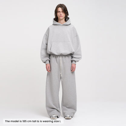 Flowy Barrel Sweatpants (Grey)