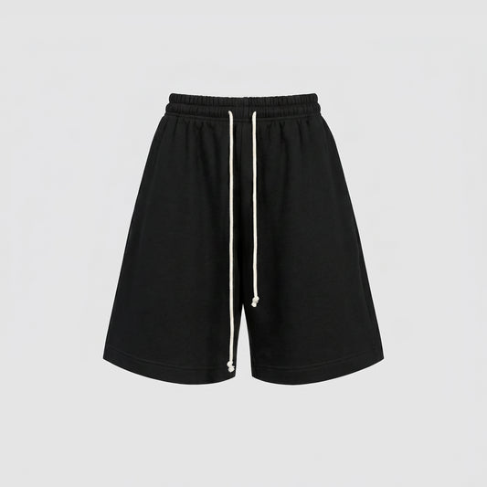 Barrel Flowy Shorts (Black)