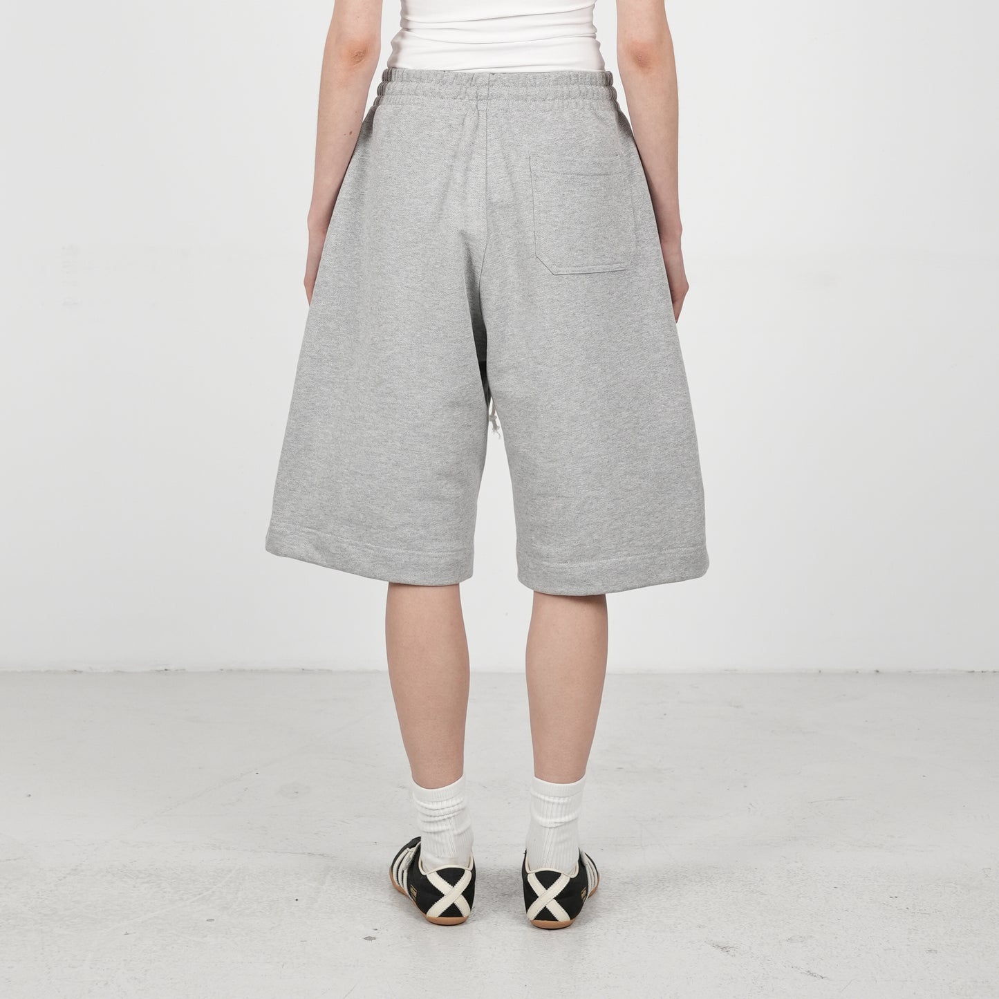 Barrel Flowy Shorts (Grey)