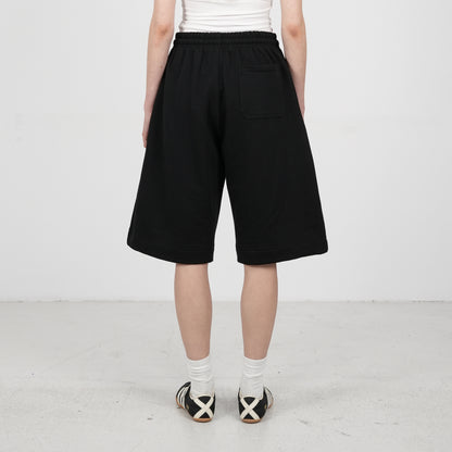 Barrel Flowy Shorts (Black)