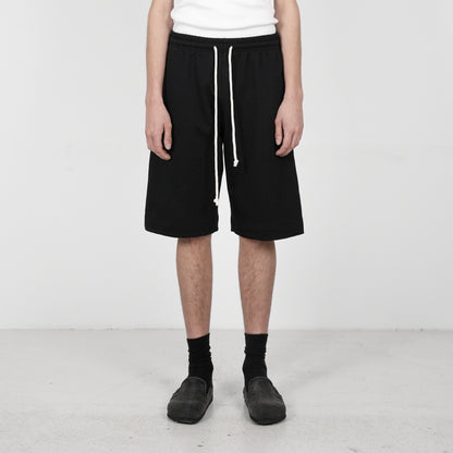 Barrel Flowy Shorts (Black)