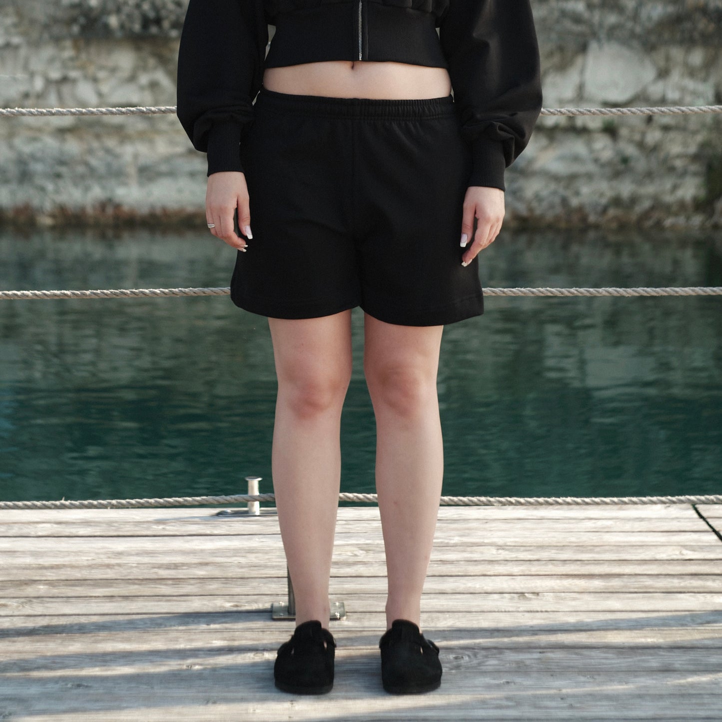 Baby Micro Shorts (Black)