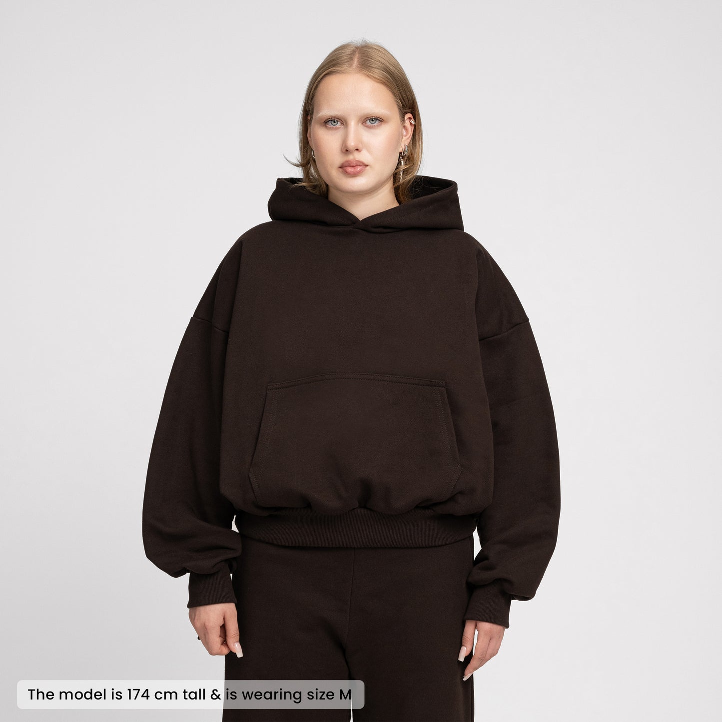Boxy Ultra Heavyweight Hoodie (Dark Chocolate)