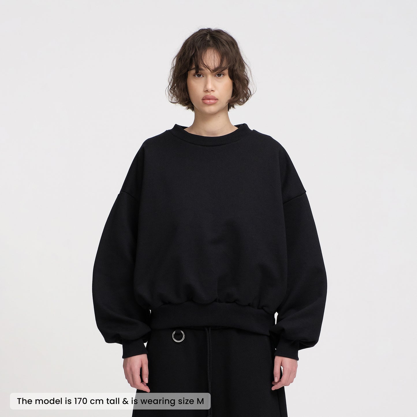 Boxy Crewneck (Black)